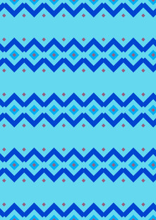 蓝底锯齿形图案纹理