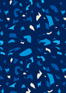 蓝色碎片抽象图案背景