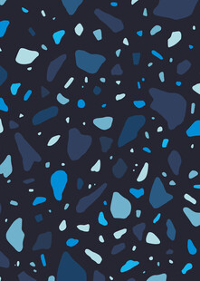 蓝色碎石纹理图案背景