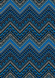 蓝色锯齿纹几何图案背景