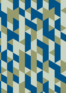 几何图案蓝黄白拼接纹理