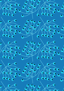 蓝色几何图案无缝背景