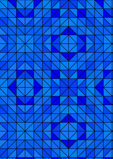 蓝色几何图案无缝背景