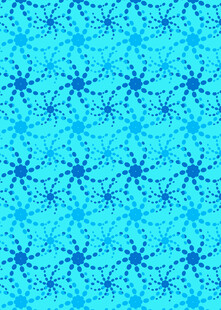 蓝色雪花图案背景纹理