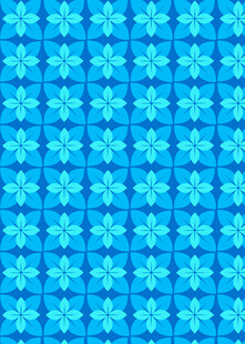 蓝色雪花图案背景纹理