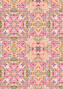 多彩抽象几何花纹图案