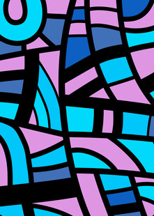 抽象多彩几何图案背景