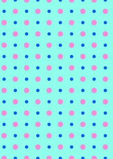 蓝粉圆点图案背景
