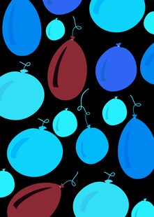 多彩圆形图案背景