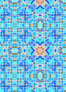 绚丽多彩几何图案纹理