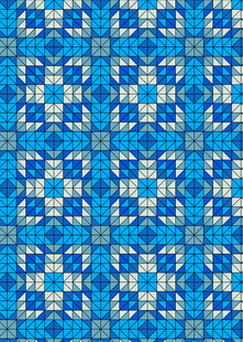 蓝色几何图案无缝背景