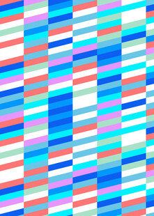 多彩条纹几何图案背景