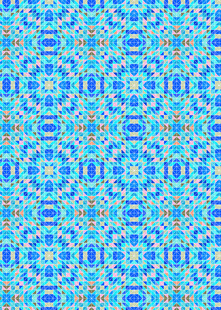 蓝色几何图案无缝背景