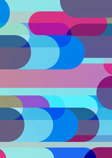 多彩几何抽象图案背景