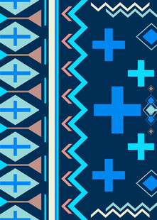 几何民族风图案设计
