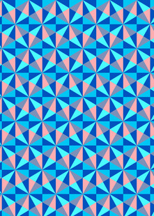 蓝粉几何图案无缝背景