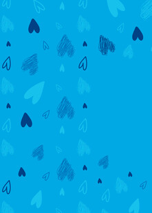 蓝色背景上的多样箭头图案