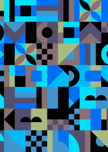 几何抽象图案背景设计