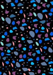 多彩抽象斑点图案背景