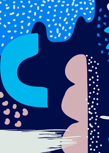 抽象几何图案艺术插画