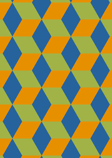 几何菱形多彩图案背景