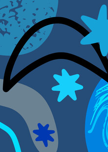 梦幻星空抽象图案设计