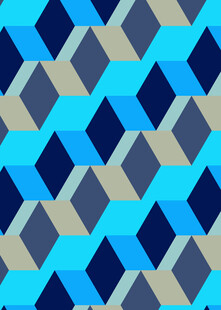 几何菱形彩色图案背景