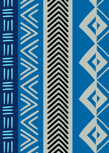 蓝白几何图案纹理背景