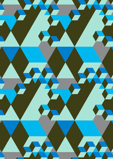 几何图案拼接背景纹理