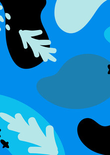 蓝调抽象迷彩图案设计