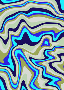 抽象动感波纹图案背景