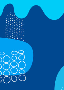 蓝色抽象几何图案背景