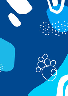 蓝底抽象几何图案背景