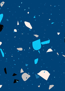 蓝色碎片抽象背景图