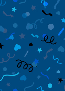 蓝色梦幻抽象图案背景