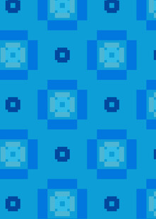 蓝色几何图案无缝背景