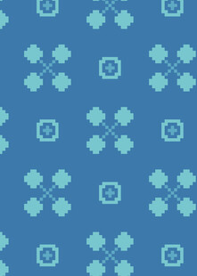 蓝色几何图案无缝背景