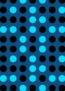 蓝黑圆点几何图案背景