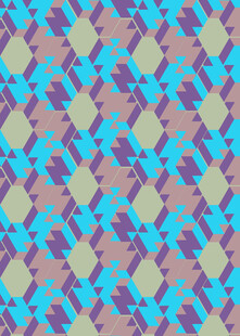 几何图案彩色无缝背景