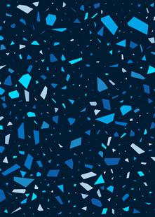 蓝色碎块抽象背景图案