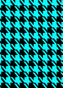 蓝黑千鸟格图案纹理