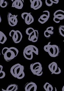 紫色环形图案黑色背景