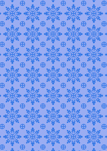 蓝色雪花图案背景纹理