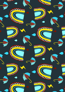 多彩几何图案背景纹理