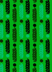 绿色底黑色图案纹理背景