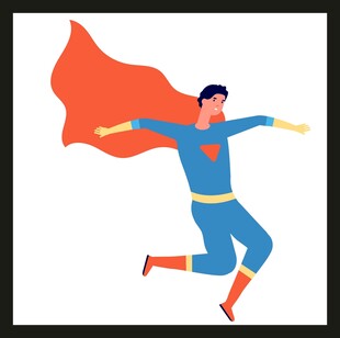 飞翔的超级英雄