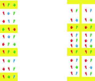 多彩几何图案装饰背景图