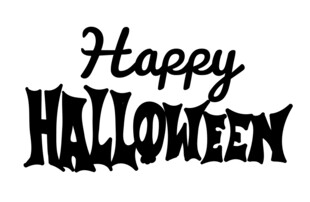 万圣节艺术字体