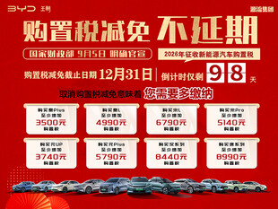 购置税减免 不定期优惠补贴 