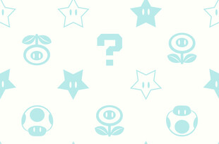 可爱星型图案背景